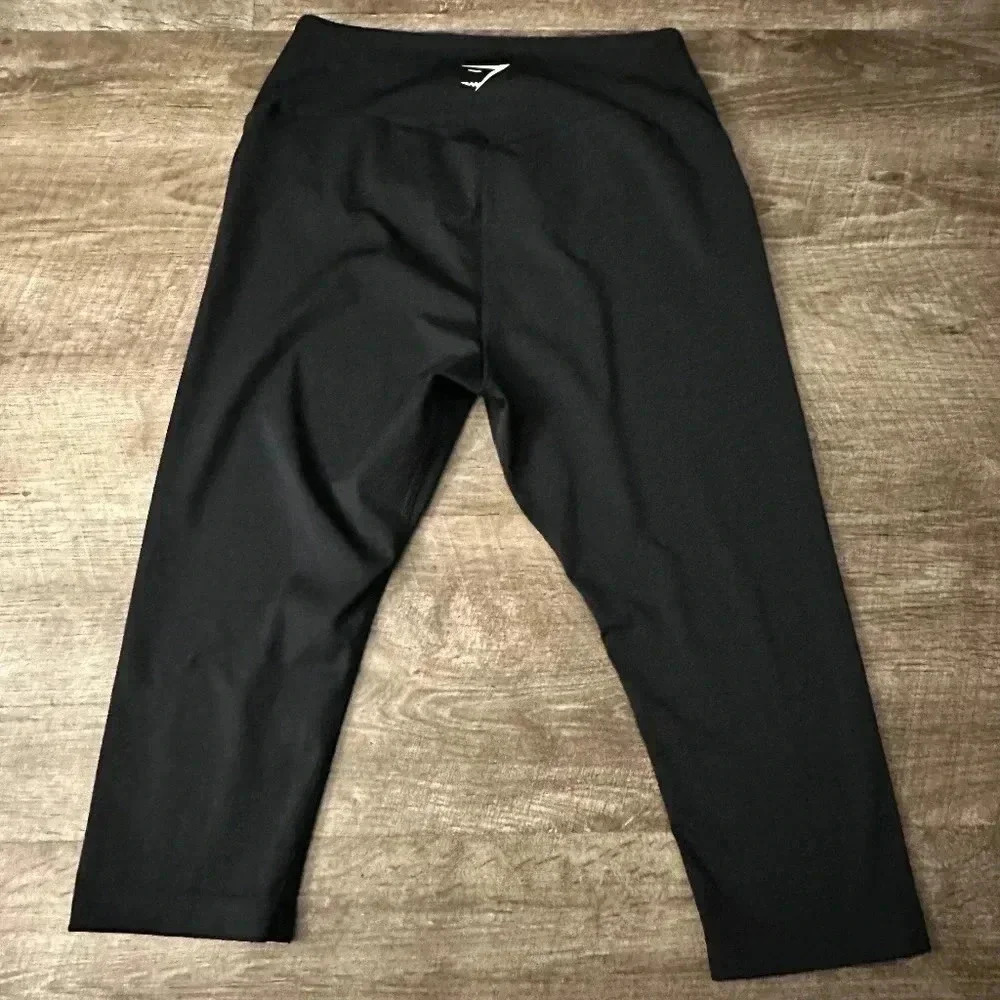 Gymshark Training Cropped Leggings Stretch Activewear size Small - Picture 5 of 5